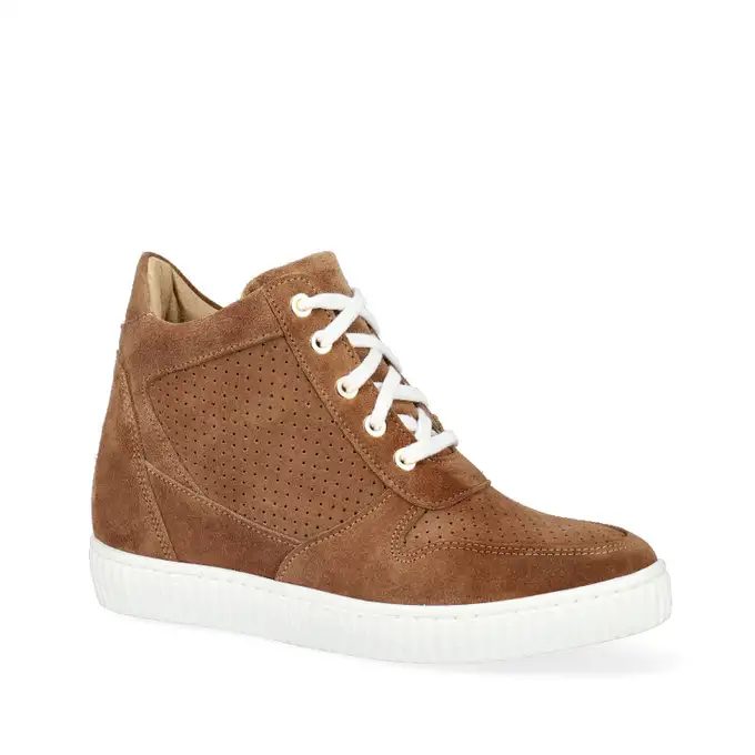 Sneakersy brązowe zamszowe - ArturoVicci.pl